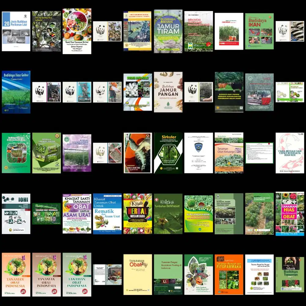 Buku Digital 60+ Judul Budidaya Hewan & Tanaman Lengkap