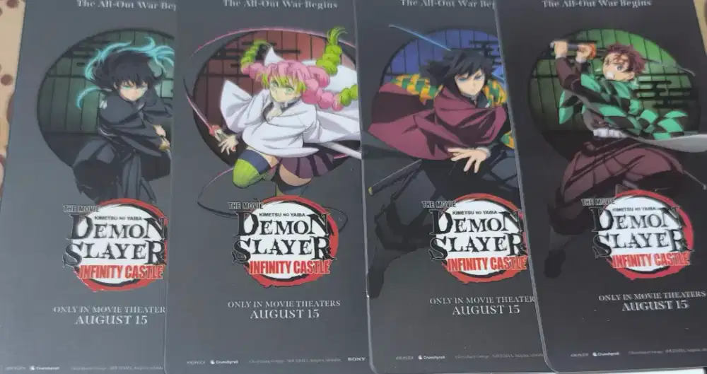 Limited Collectable Card Kimetsu No Yaiba : Infinite Castle X CGV