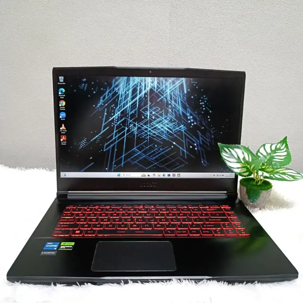 MSI GF63 THIN CORE I5 11400H RTX3050 4GB RAM 8GB SSD 512GB 15.6 IPS