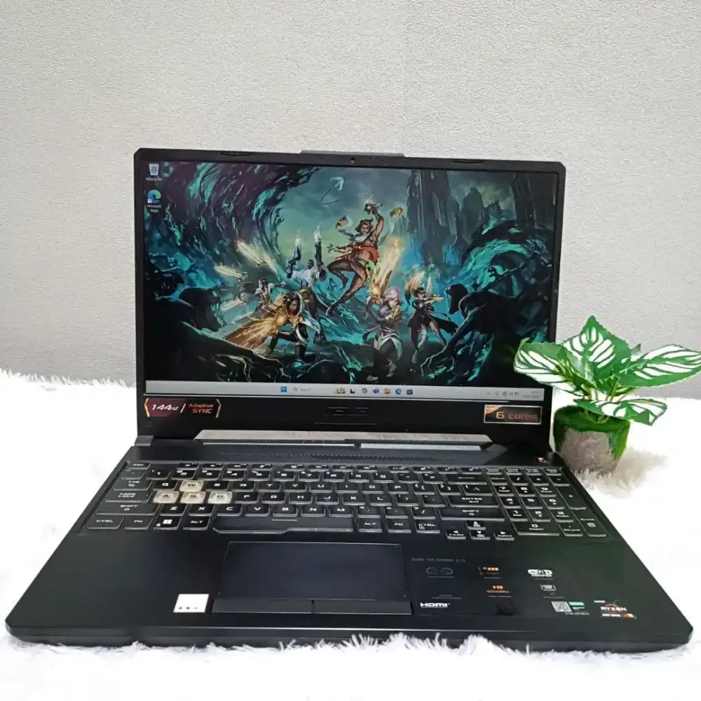 ASUS TUF GAMING A15 RYZEN 5 4600H GTX1650 4GB RAM 16GB SSD 512GB