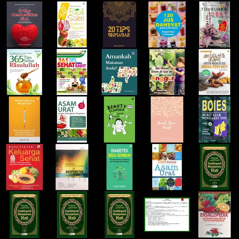 Buku Digital Ebook 160 Judul Kesehatan , Herbal dan Obat Alami