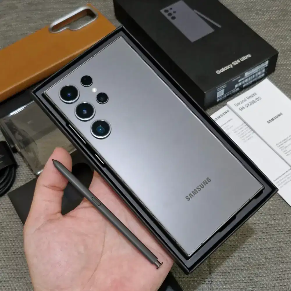 Samsung S24 ULTRA 12/256 Titanium Black Ex Garansi Resmi SEIN