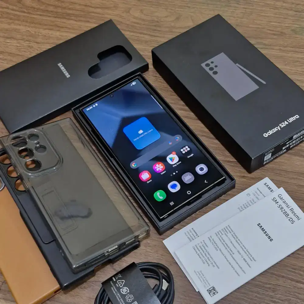 Samsung S24 ULTRA 12/256 Titanium Black Resmi SEIN + BONUS