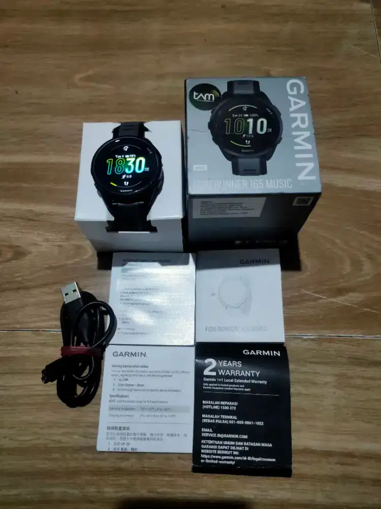 Garmin Forerunner 165 Music Black Good Condition