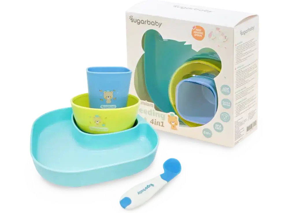 sugar baby feeding set 4in1
