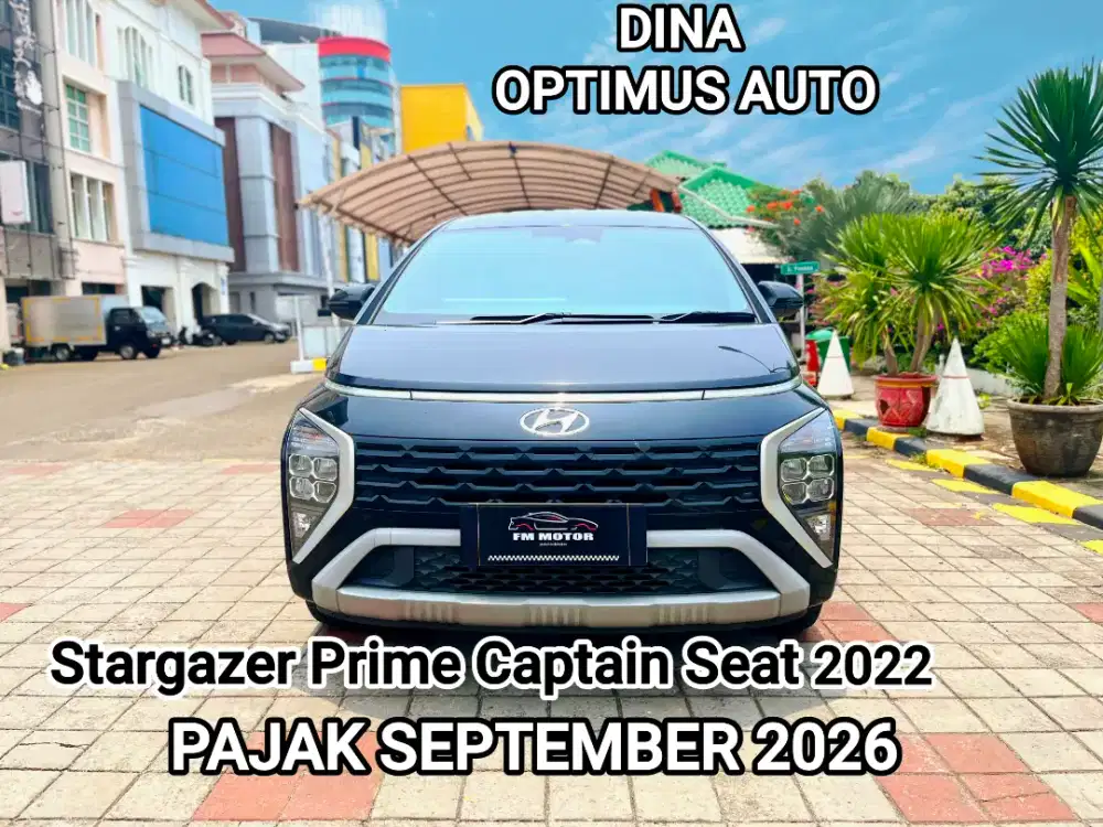 Hyundai Stargazer Prime Captain Seat 2022 Automatic 1.5, Pajak Panjang
