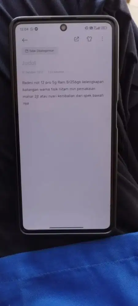 Redmi not 12 pro 5g
