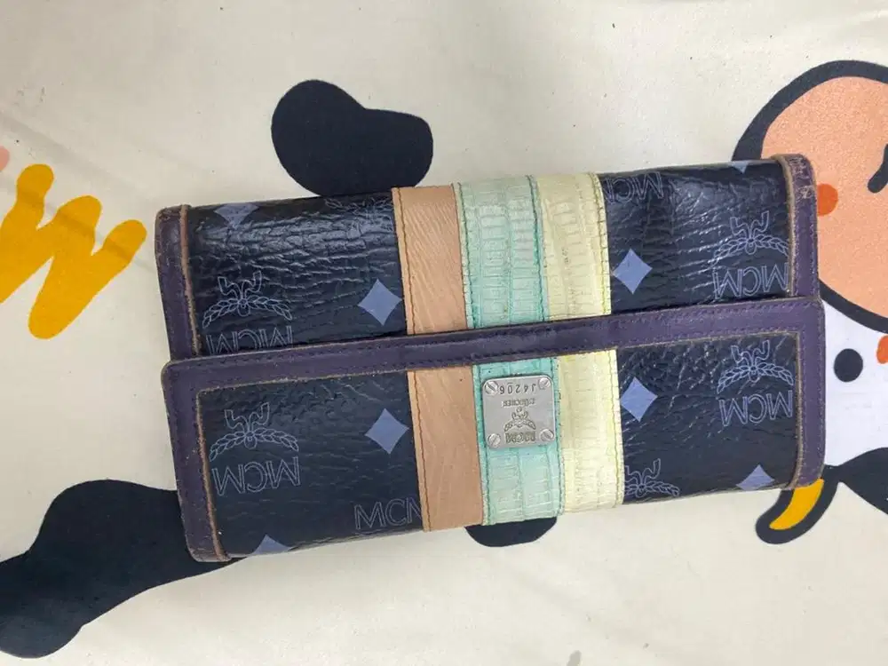 Dompet MCM multicolor long wallet