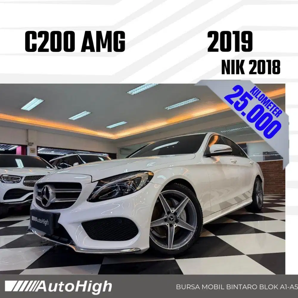 DP10% [Km25.000] C200 AMG 2018 White / C300 Reg 2017 #AUTOHIGH