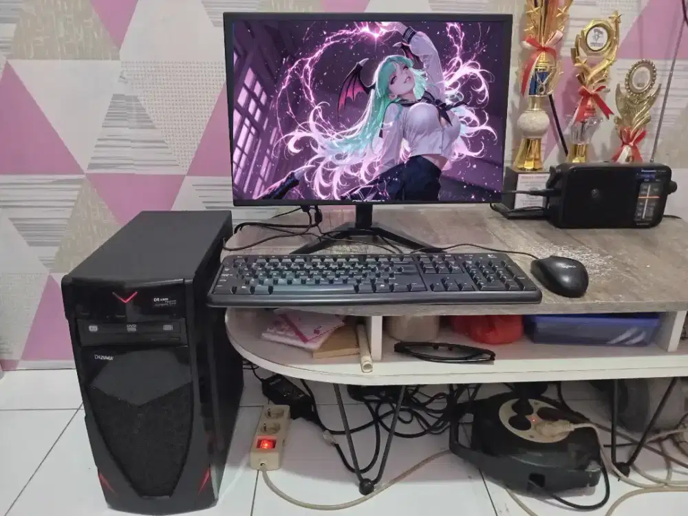 PC GAMING DESIGN + LCD + RAM 8 GB + VGA 1 GB + HD 500 GB + GAMES APP
