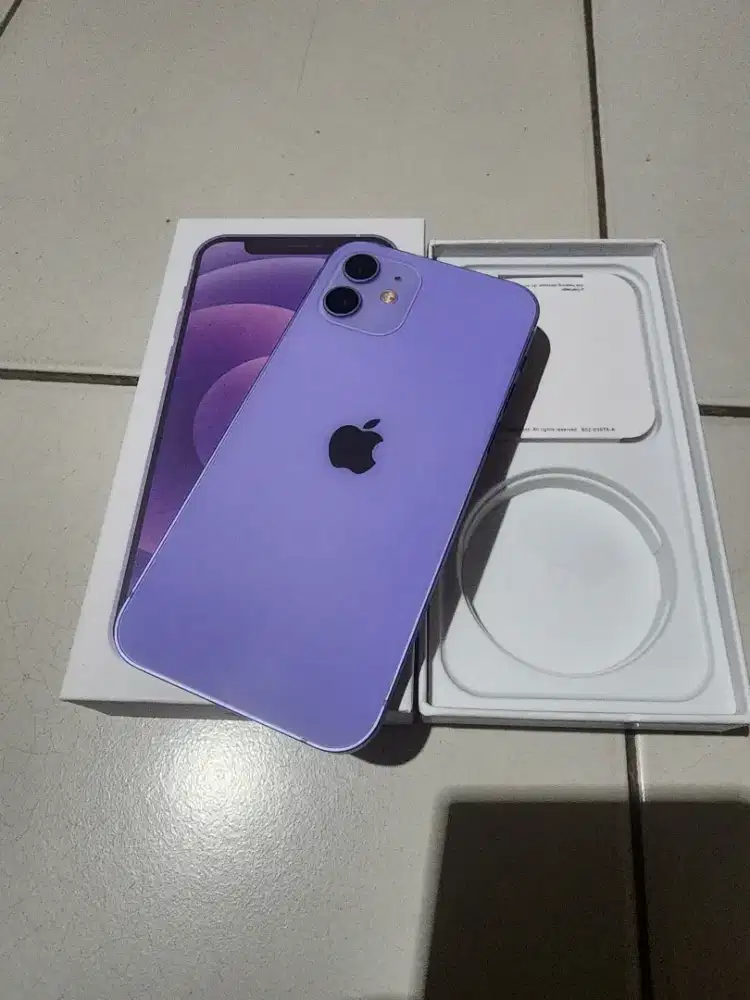 Iphone 12 128gb ex inter warna purple
