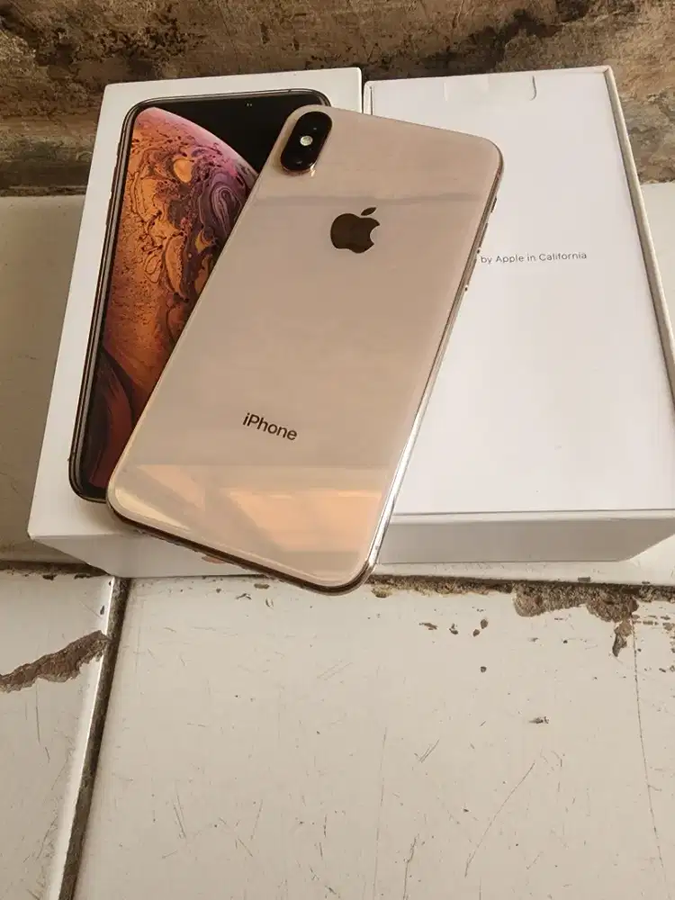 Iphone xs 256gb ex inter warna gold