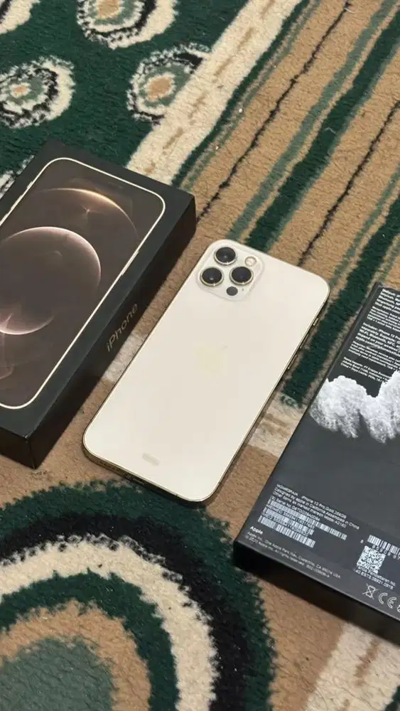 iPhone 12 Pro 256GB Gold Ex iBox Mulus !!