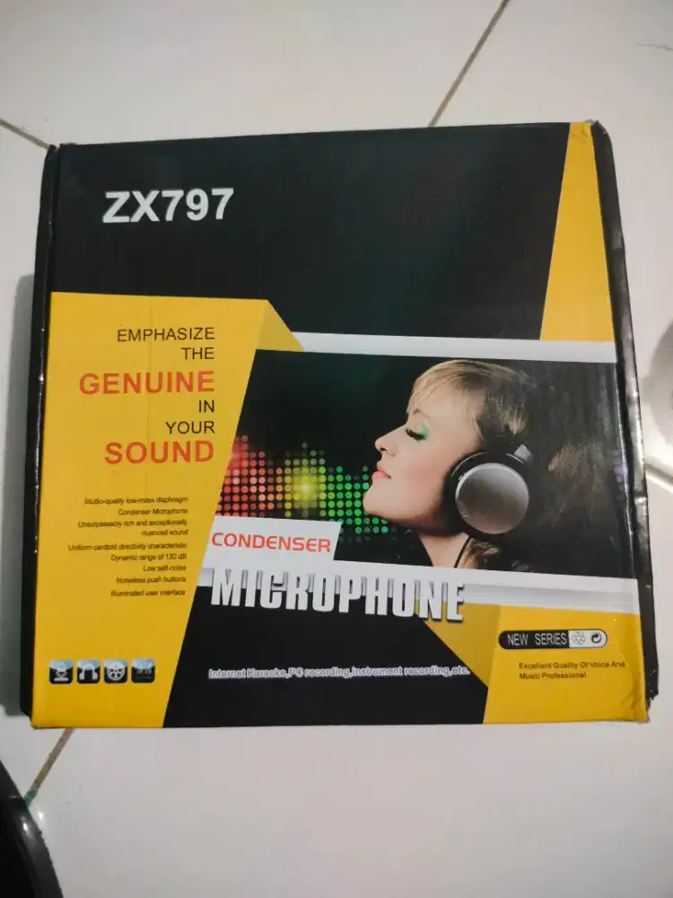MICROPHONE CONDENSER ZX797