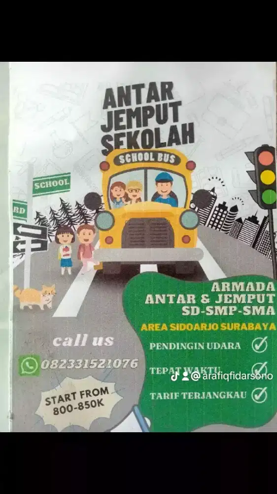 Antar Jemput Anak sekolah