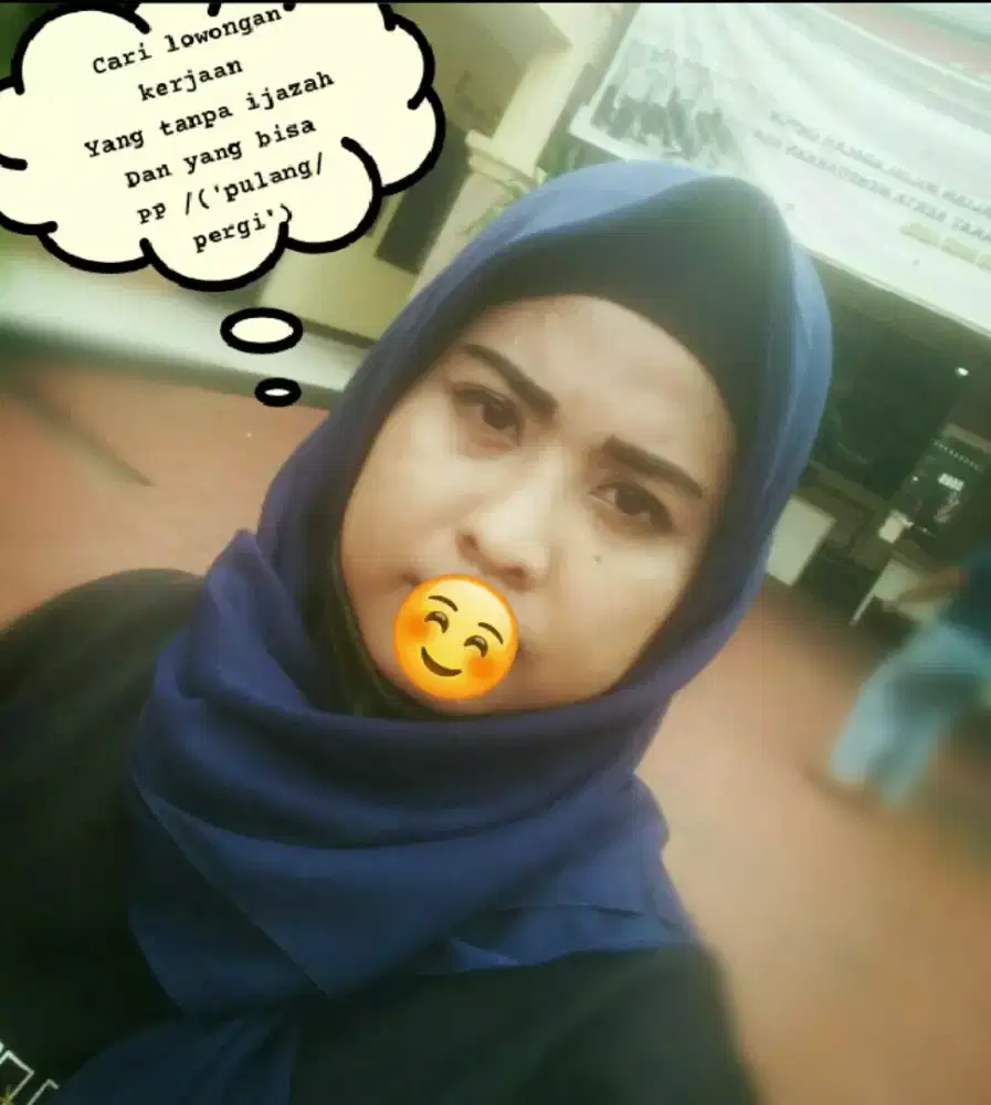 Cari kerjaan. Yang deket jatiuwung