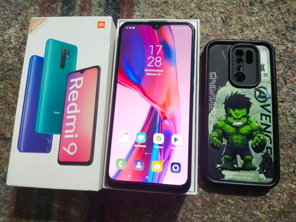 Xiaomi Redmi 9 4/64 no minus siap pake