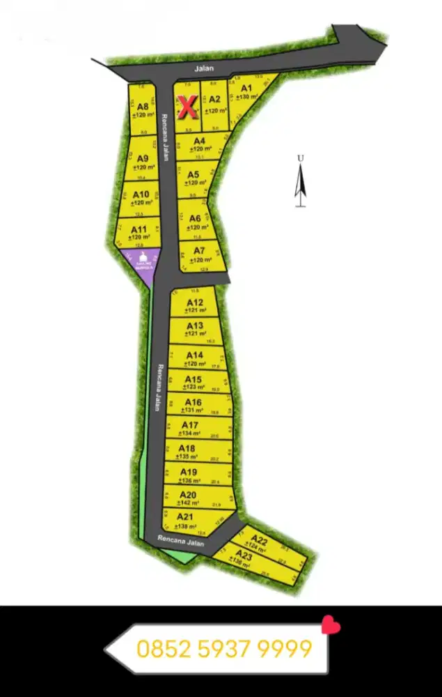 Kavling siap bangun shm ready dekat jalanraya cash tempo shm semarang