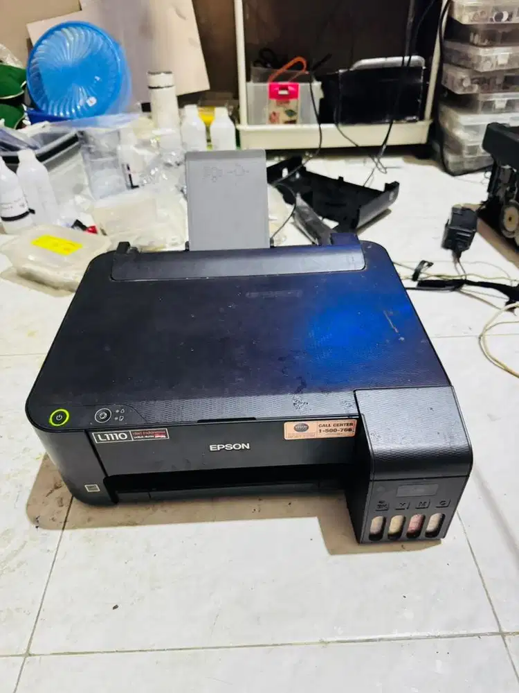 Printer Epson L1110 Kondisi Normal siap pakai No Minus