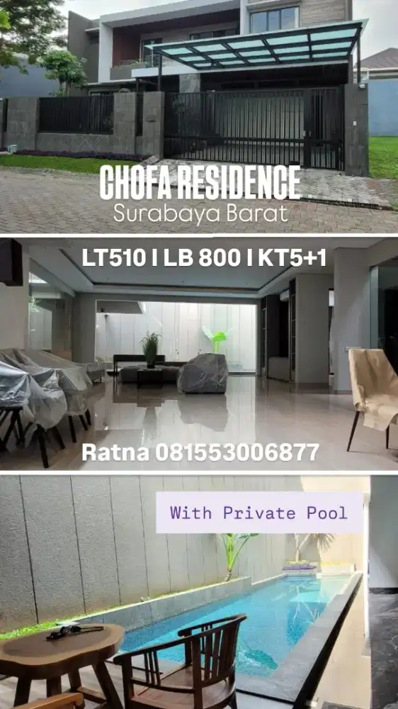 DIjual Rumah Baru Minimalis Chofa Residence Surabaya Barat
