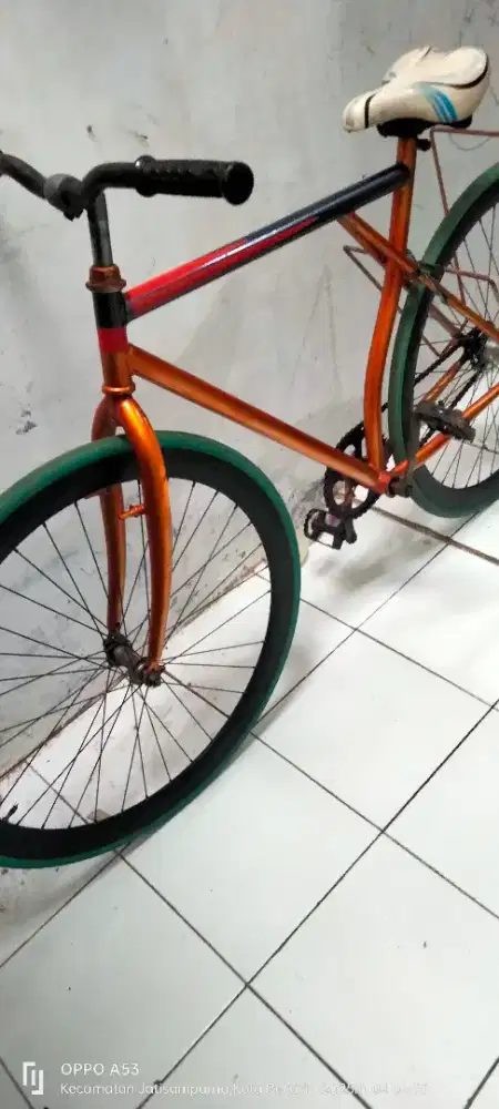 Sepeda fixie rem torpedo