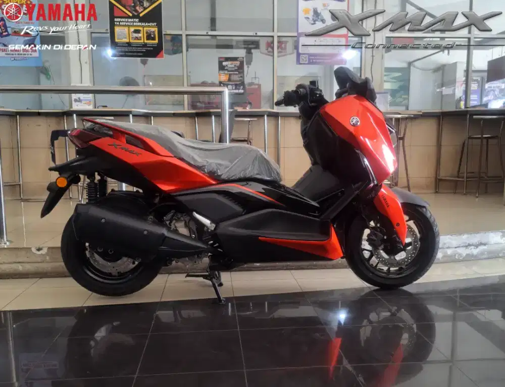 [ Motor Baru ] xmax abs keyles conected navigator merah