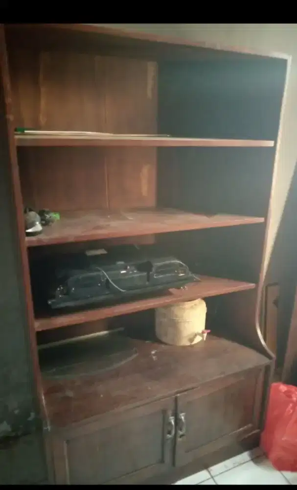 Jual cepat Rak Lemari Jati