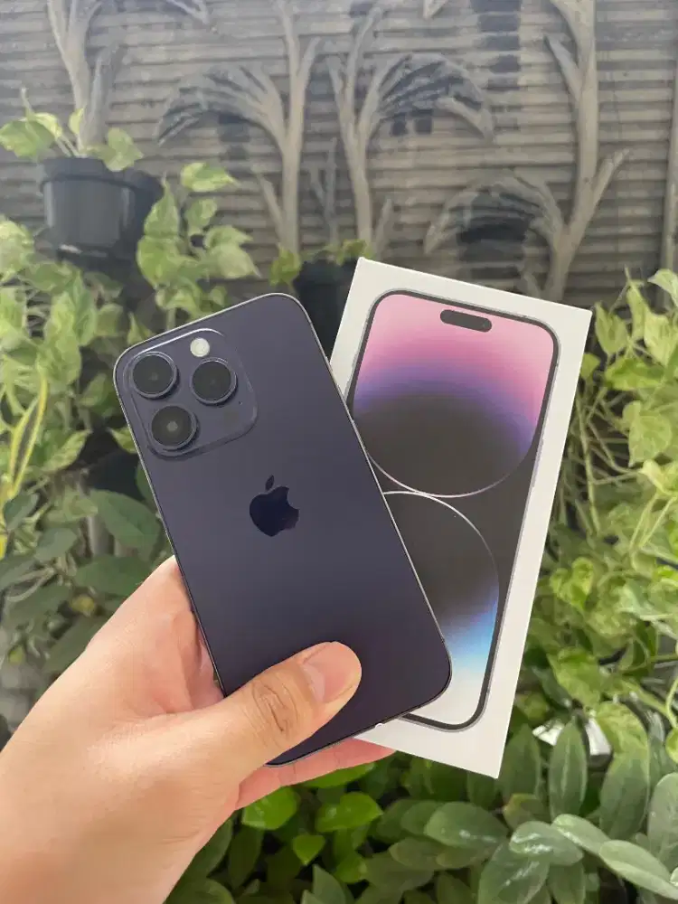 iPhone 14 PRO 256GB Deep Purple Imei Resmi Beacukai (Setara iBox)
