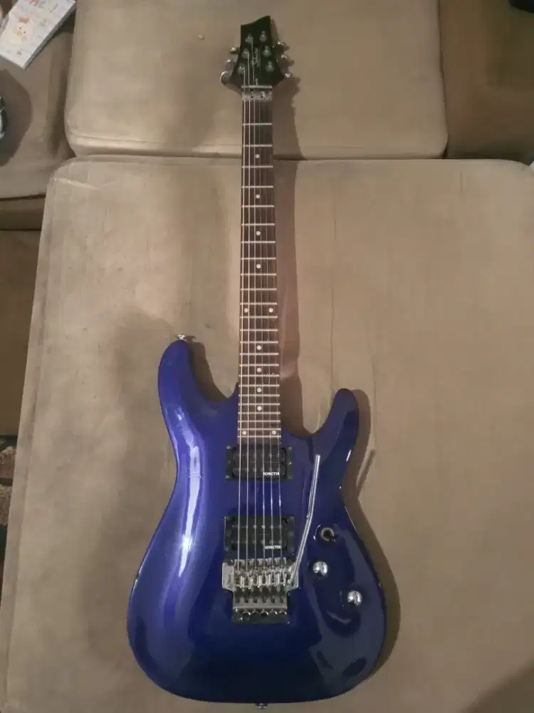 Gitar merk schecter omen 6 FR asli original Korea