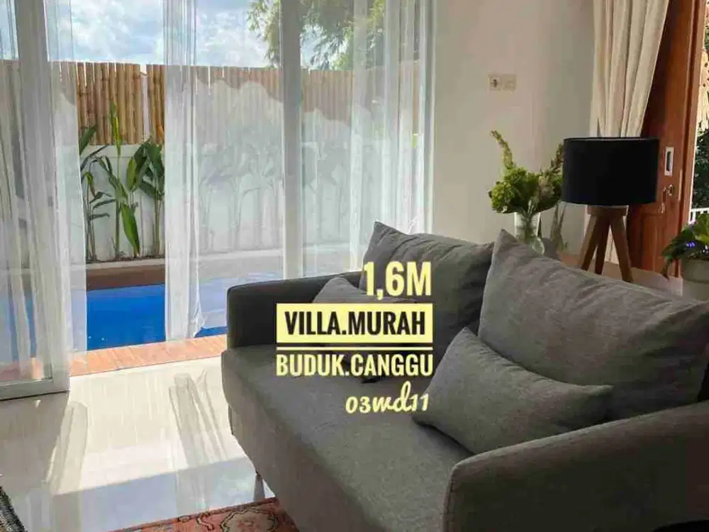jual Villa Murah Buduk Canggu Bali