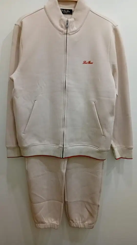 LORO PIANA SET TRACK TOP & TRACK PANTS JOGER