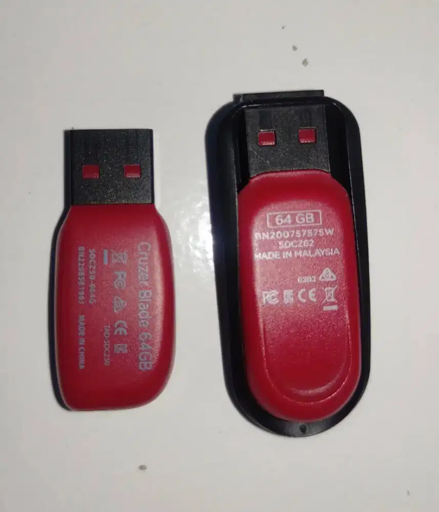 Flashdisk Sandisk 64 gb usb 2.0 2 pcs