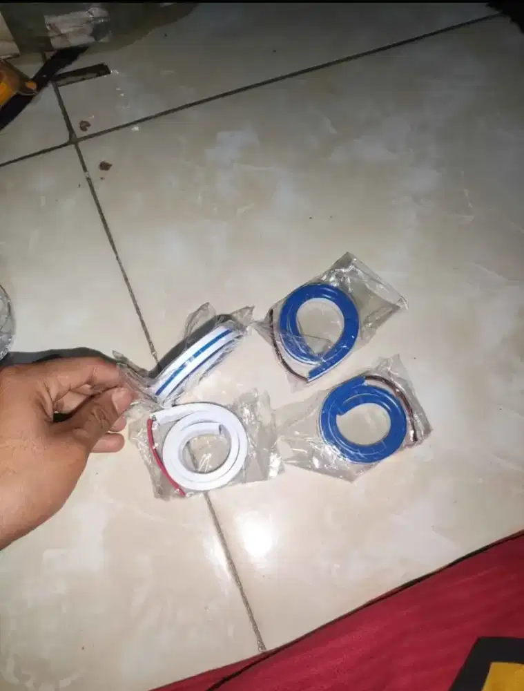 Lampu led alis warna biru 30cm 12volt