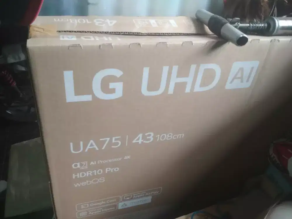 tv lg 43 inchi kardus