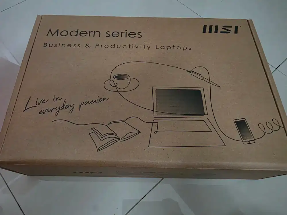 MSI MODERN 14 C13M i3-1315U DDR4 8GB NVME 512 Black