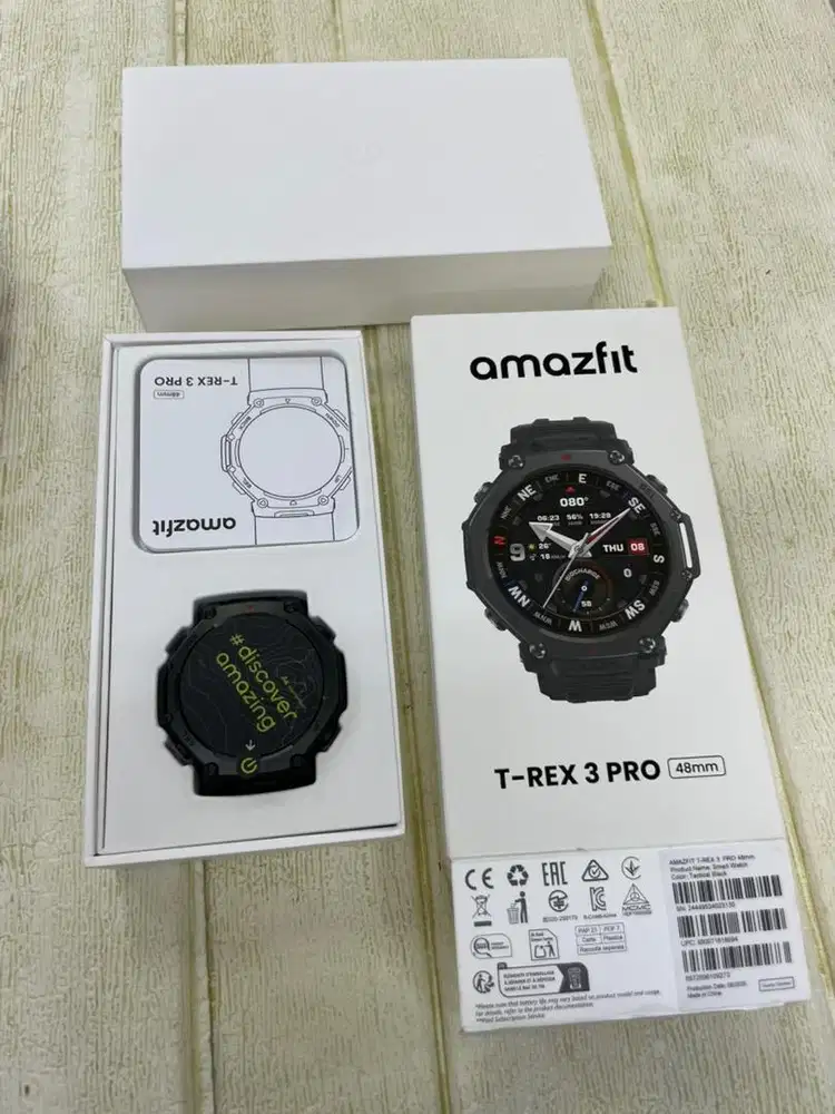 Amazfit T-Rex 3 pro smartwatch seperti baru garansi resmi umur 2 mingg