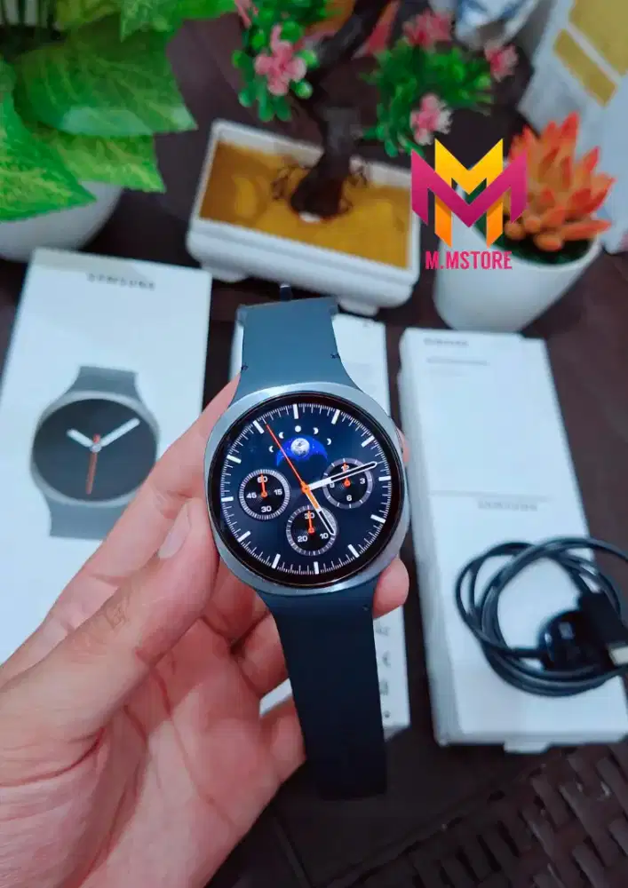 Samsung Galaxy Watch 8 44mm Usia 1 minggu Mulus fullset ori smartwatch