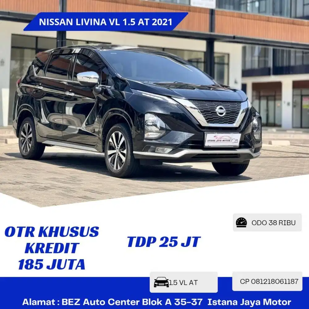 LOW KM Nissan Livina 1.5 VL AT NIK 2021