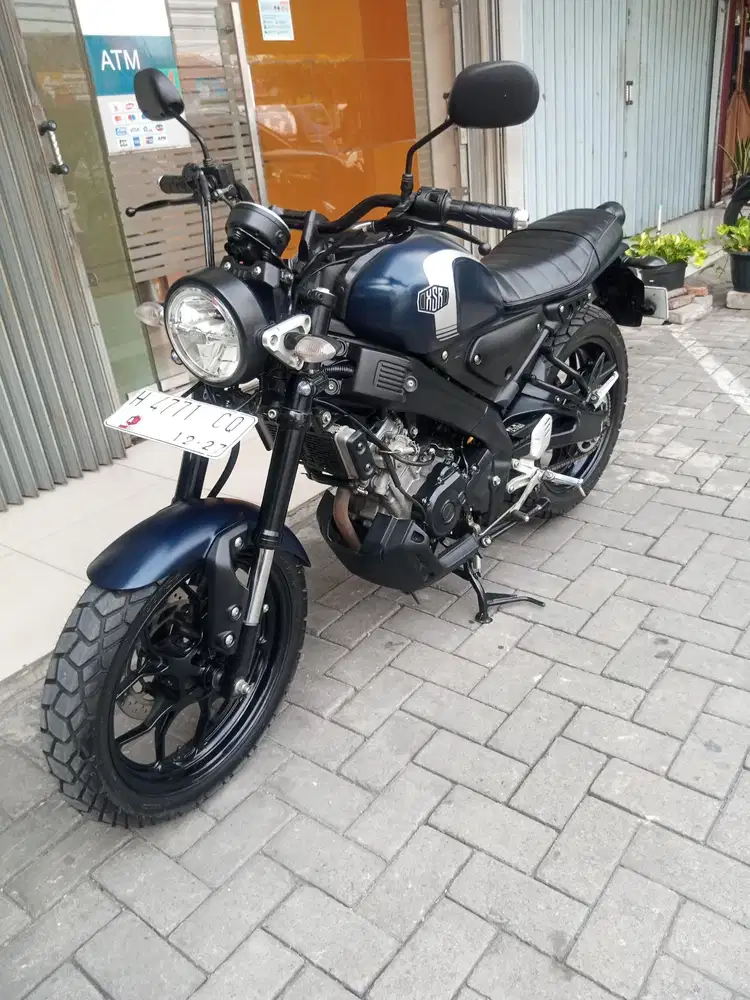 Yamaha XSR 155 2022 biru dob