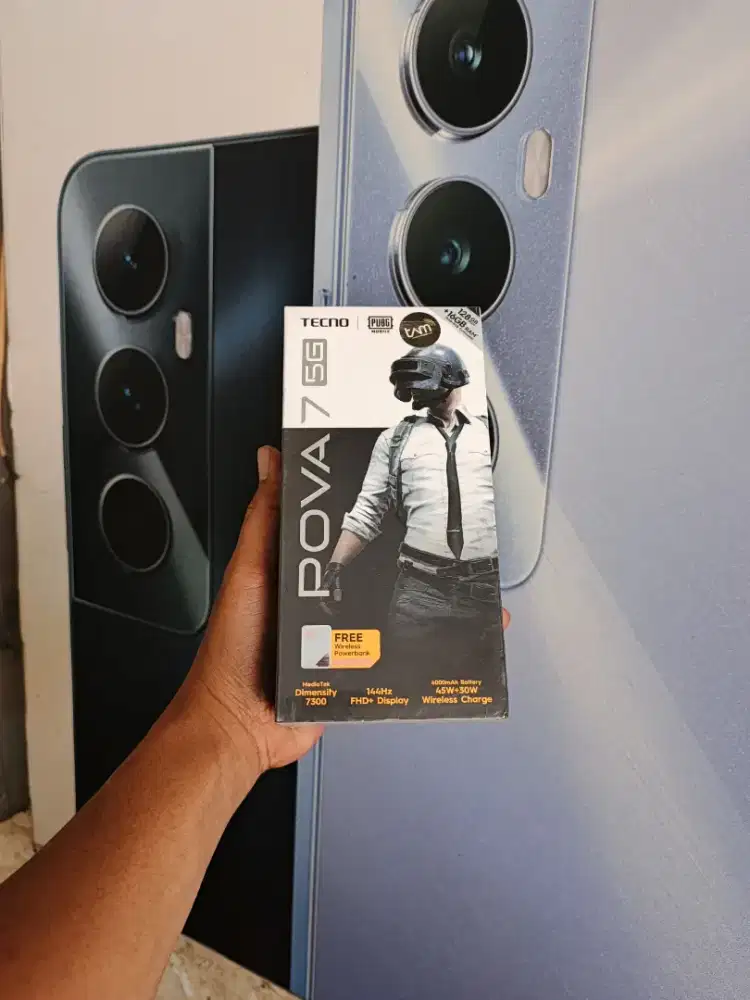 [ Fast respon WA ] Tecno Pova 7 5G 8+8/256 Garansi resmi 13bln
