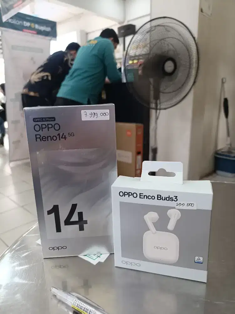 OPPO RENO 14 FREE TWS BLUTOOTH & CICILAN CUKUP KTP