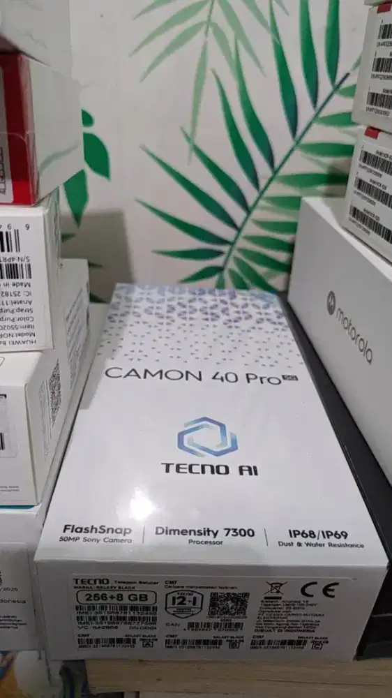 Camon tecno 40pro 4k dimencty 7300