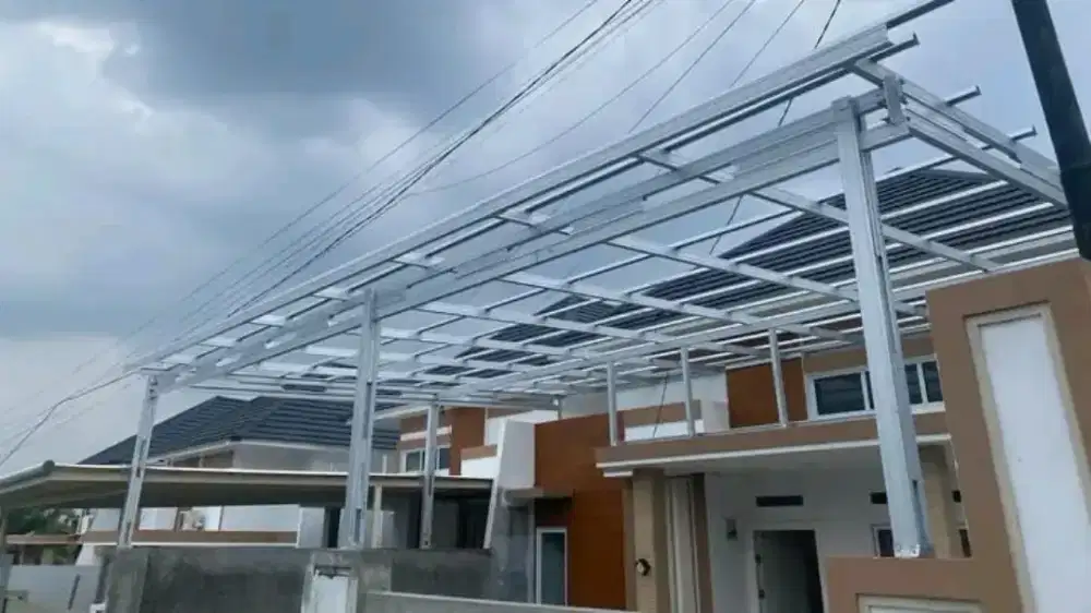 Kanopi bajaringan ganti atap rumah dll