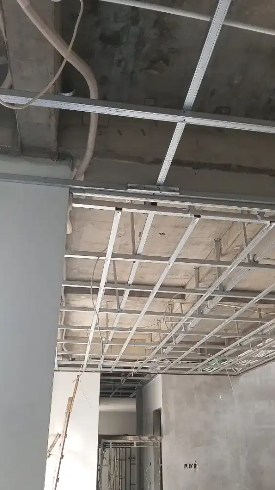 Plafon gipsum# partisi gipsum