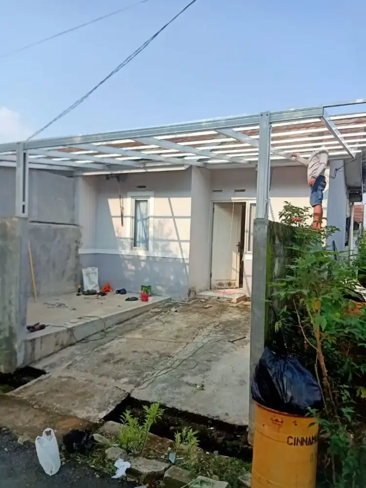 Kanopi bajaringan ganti atap rumah renopasi