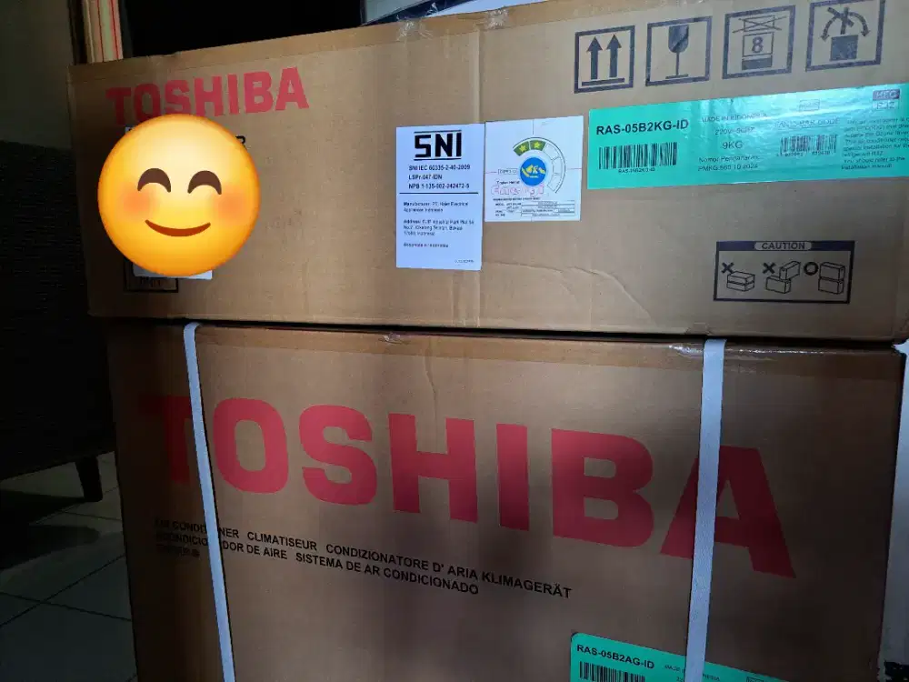 AC TOSHIBA 1/2 PK MASIH BARU SEGEL BLM DIBUKA