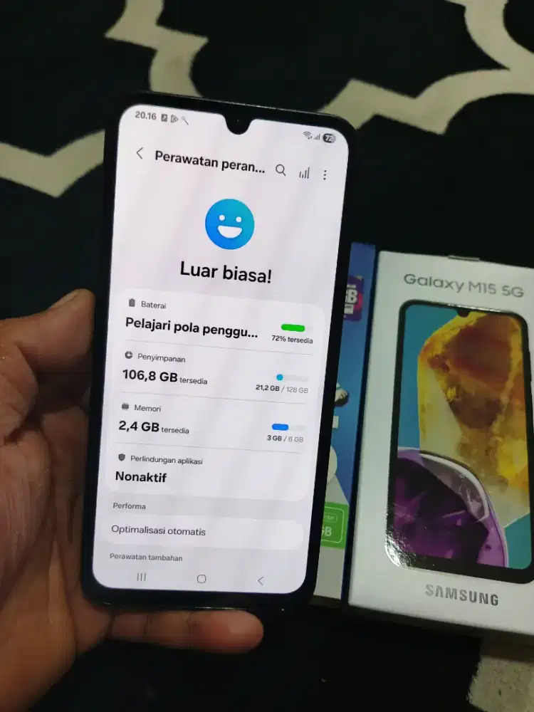 Samsung M15 5g ram 6/128 sein