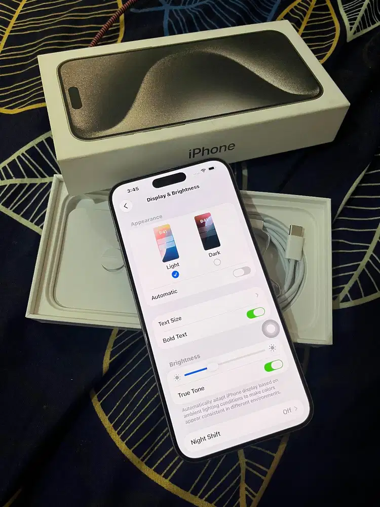 Iphone 15 Pro Max 256GB Bea Cukai no minus fullset.