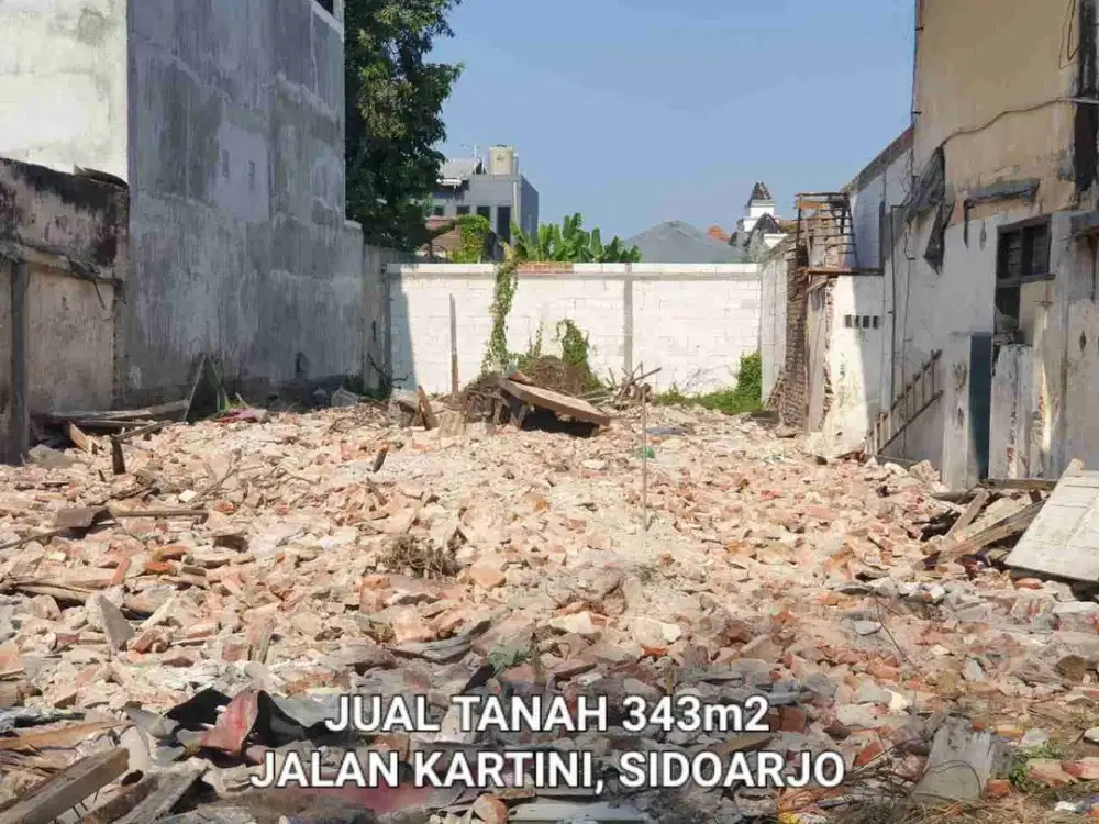 DIJUAL TANAH PINGGIR JALAN RAYA, JL. KARTINI SIDOARJO,