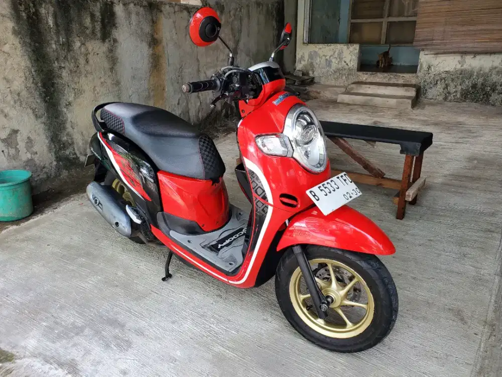 Honda Scoopy Merah-htm 2020 Full orisinil.